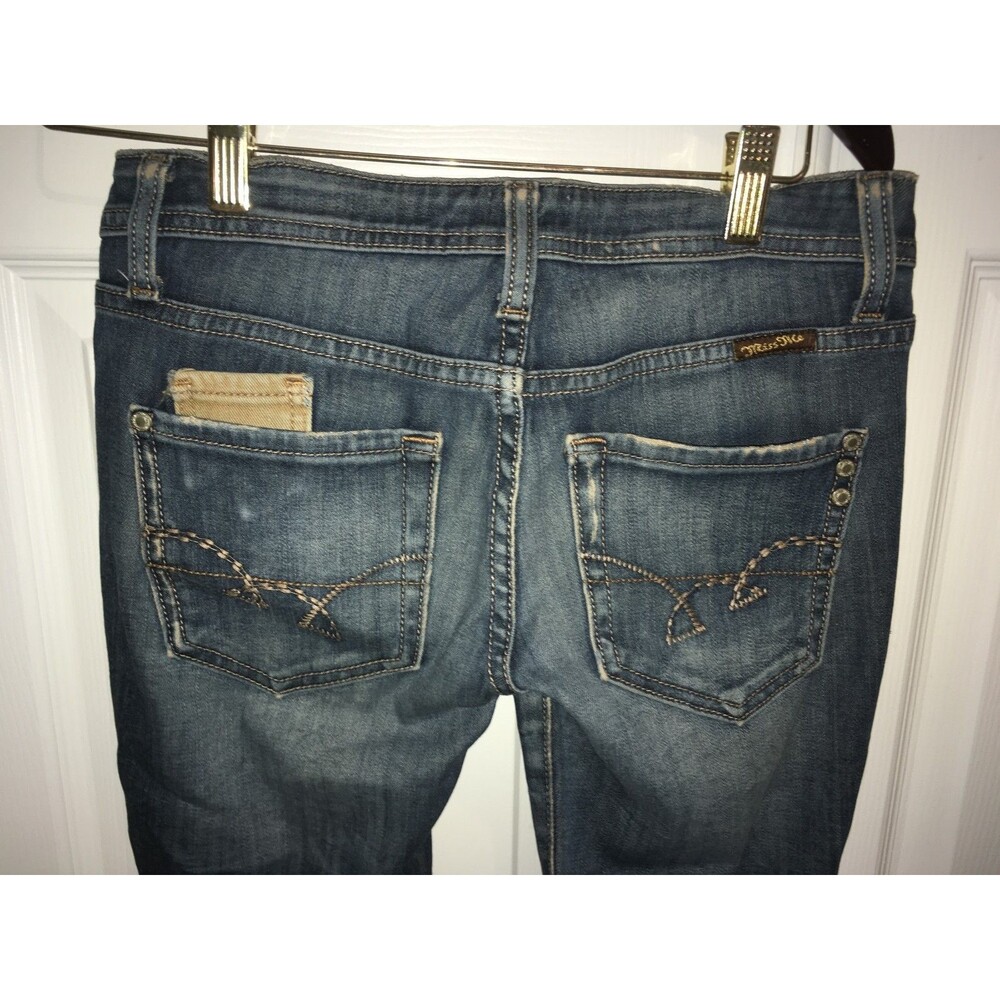 Miss Me Jeans Signature Boot Size 25 x 25 vintage blue jeans denim